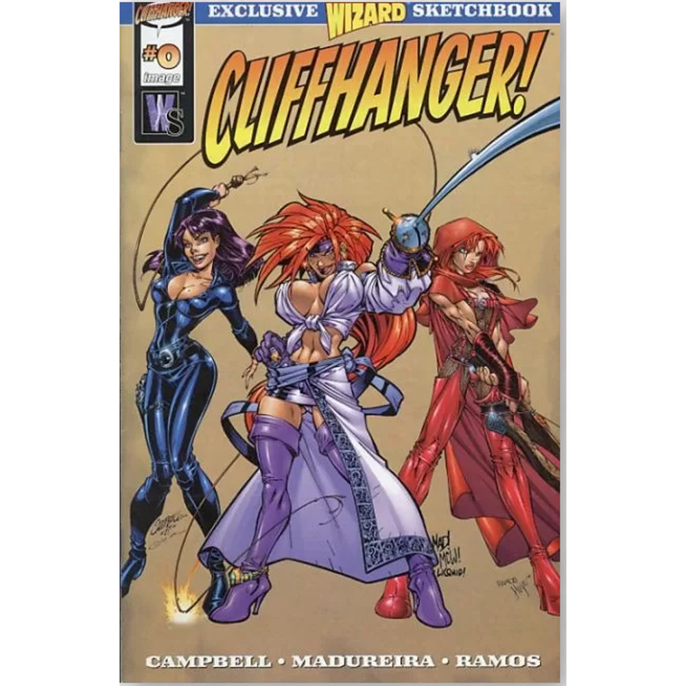 Cliffhanger! Exclusive Wizard sketchbook Wizard Giveaway